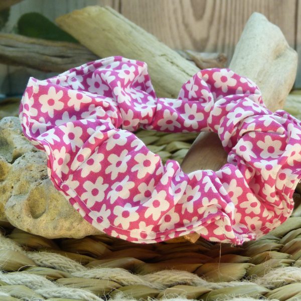 chouchou tissus recyclé double elastique fabriqué en france