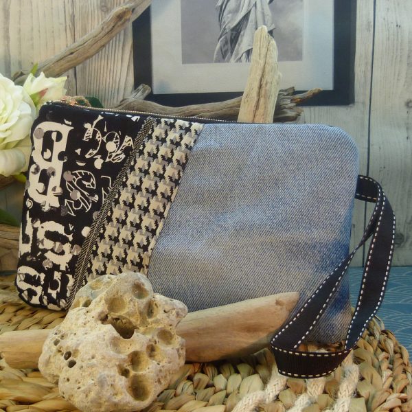 pochette accessoire tissus recyclé organisateur de sac