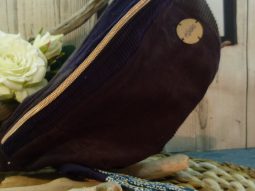 sac banane tissus recyclé fabriqué en france modèle taille L gourmandes double zip poche zipée intérieure et extérieure