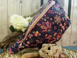 sac banane tissus recyclé fabriqué en france modèle taille L gourmandes double zip poche zipée intérieure et extérieure